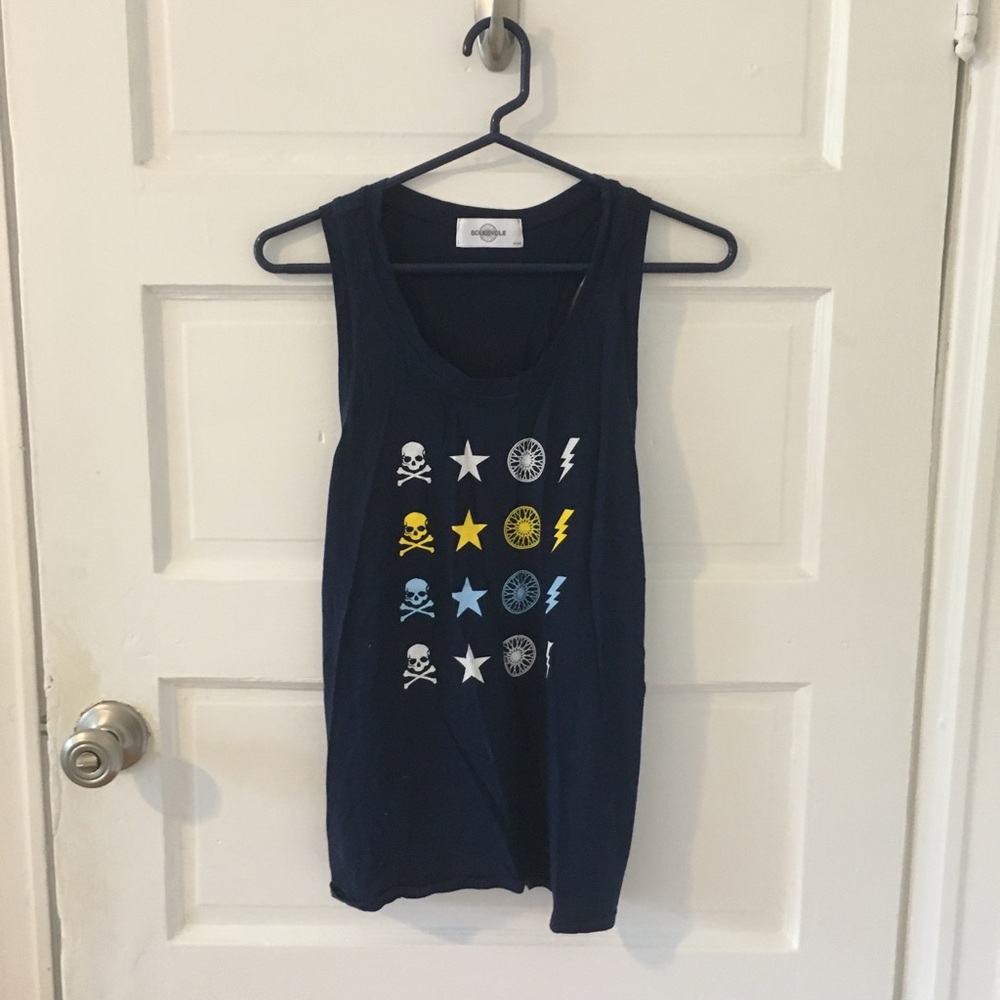 SoulCycle Navy Tank Top